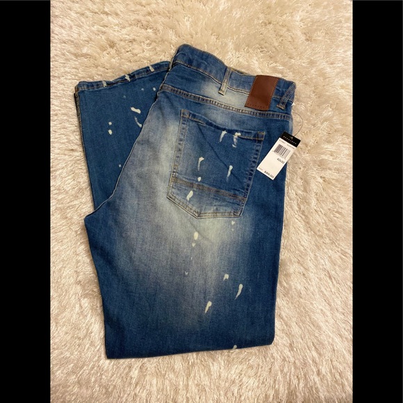 💥SEAN JOHN mens blue jeans /size 42x32 - Picture 4 of 7